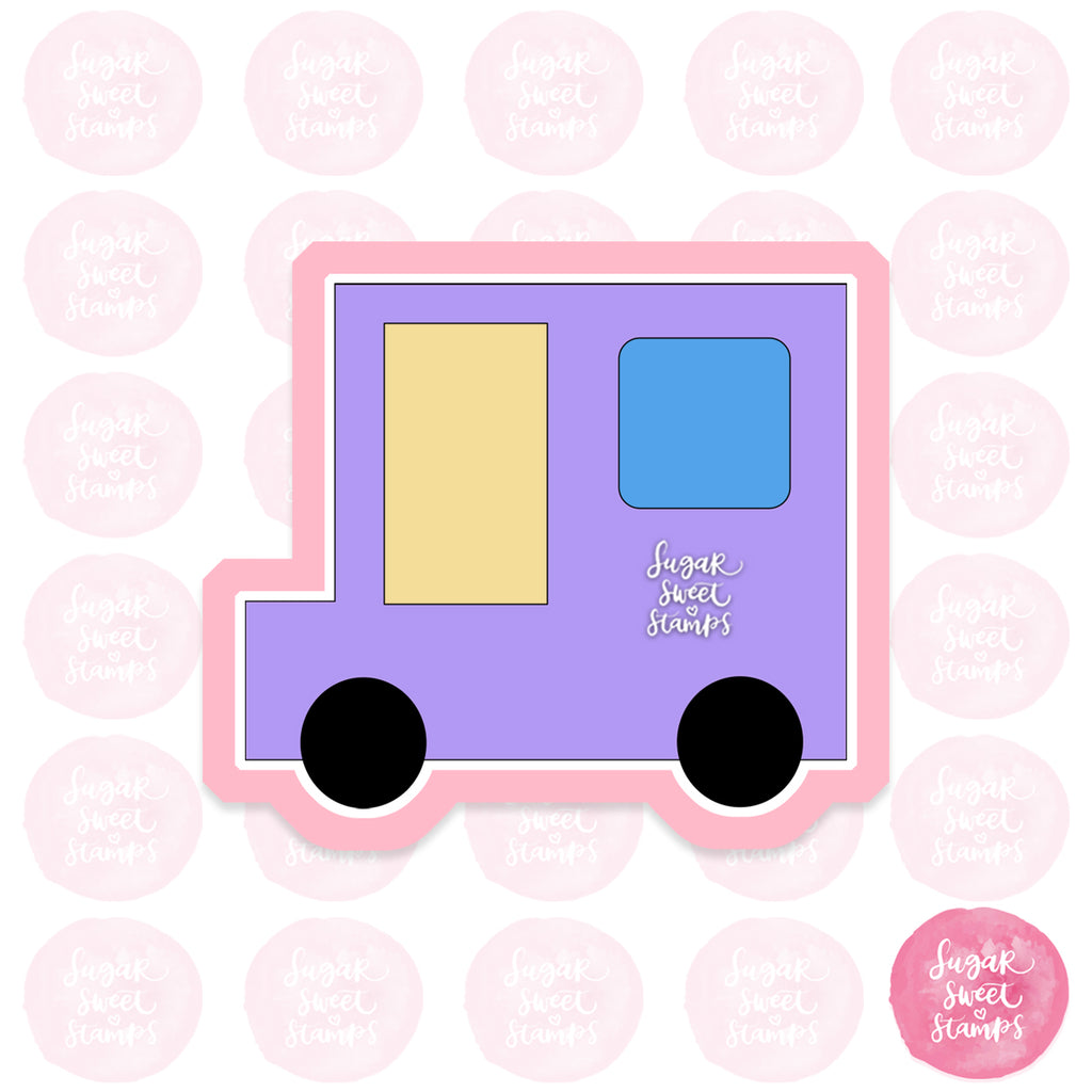 boxy car vehicle custom cookie cutter