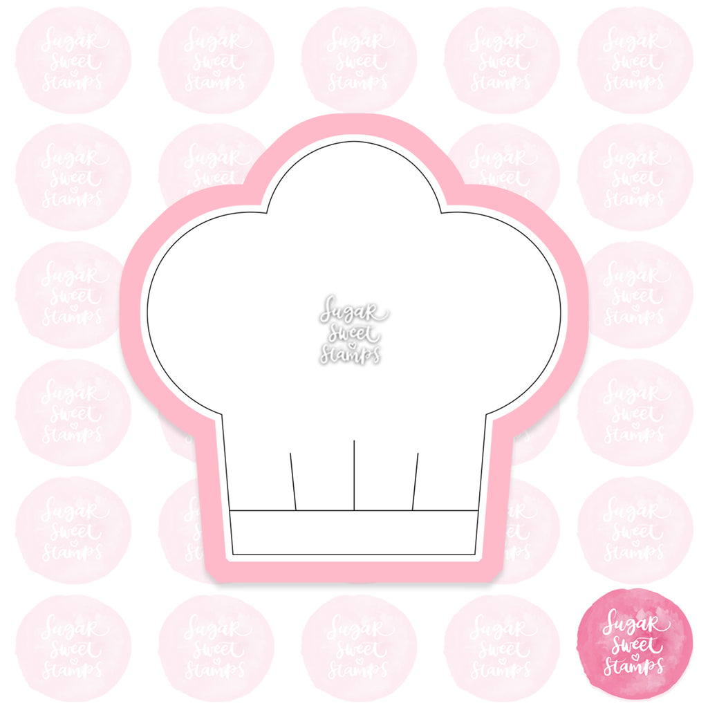 chef's hat cooking custom cookie cutter