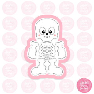 Cute Skeleton Cookie Cutter