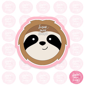 sloth cute animal custom cookie cutter