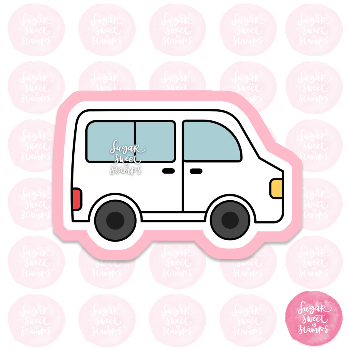 van car vehicle custom cookie cutter