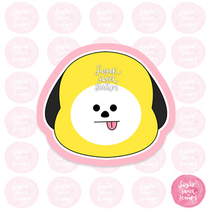 bts bt21 chimmy dog puppy jimin kpop mascot cute custom 3d printed cookie cutter