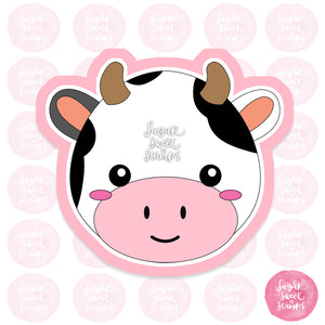 cow bull milk animal farm animal custom 3d printed cookie cutter