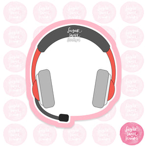 video games gaming game online headphones headset earphones music custom 3d printed cookie cutter