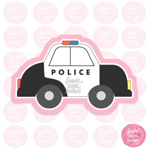 police cop law enforcement car vehicle custom 3d printed cookie cutter